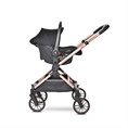 Baby Stroller REYA 3in1 Black JASPER with car seat JOY